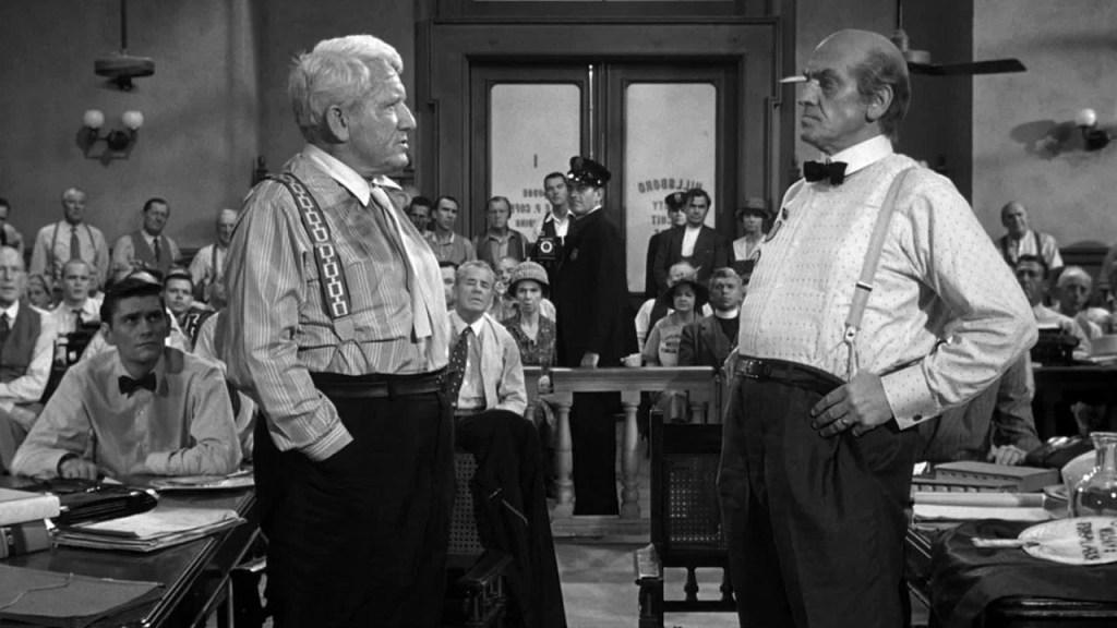 Spencer Tracy in Inherit the Wind about the famous Scopes trial
