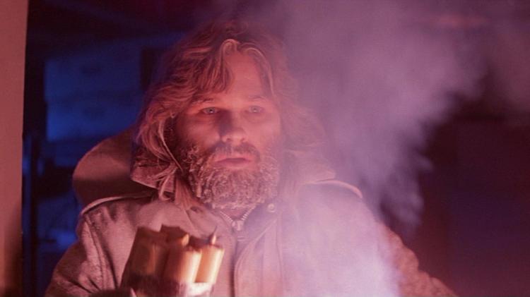 Kurt Russell freezes in The Thing