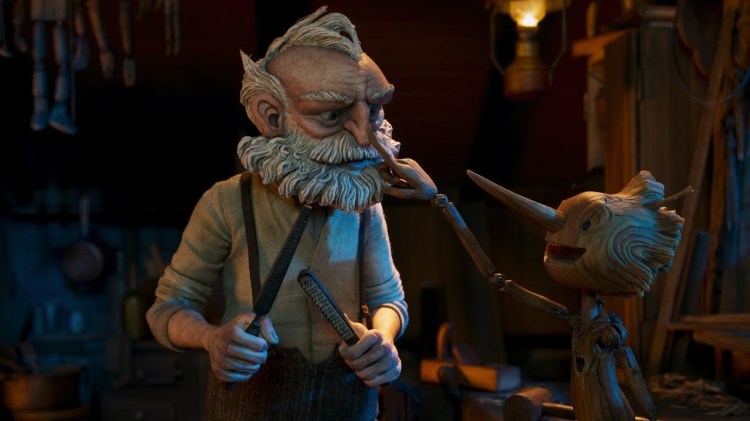 A still from Guillermo del Toro's Netflix hit Pinocchio
