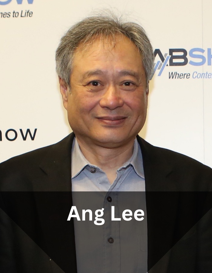 A photo of Frank Borzage with text overlayed in front of him with his name