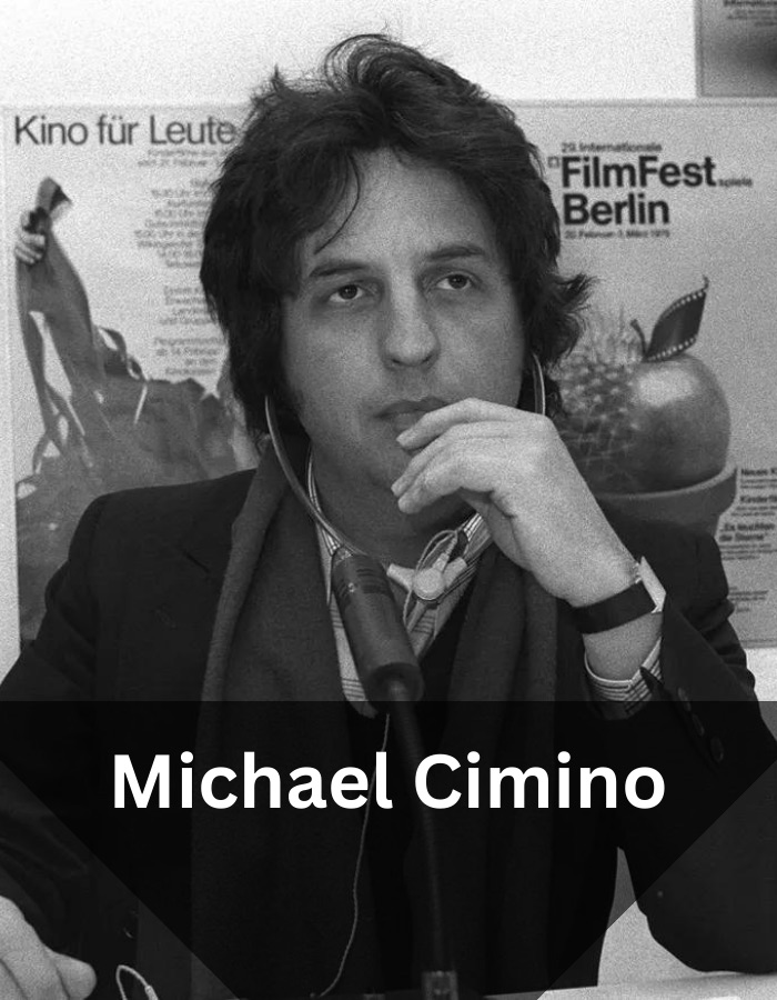 A photo of Frank Borzage with text overlayed in front of him with his name