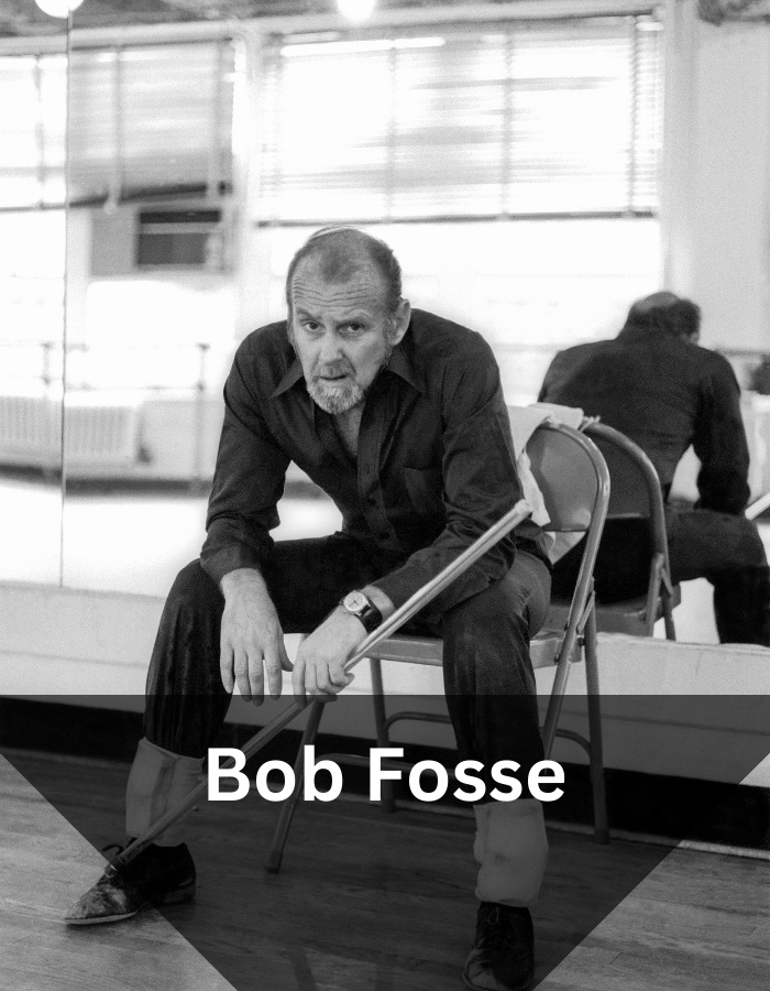 A photo of Frank Borzage with text overlayed in front of him with his name