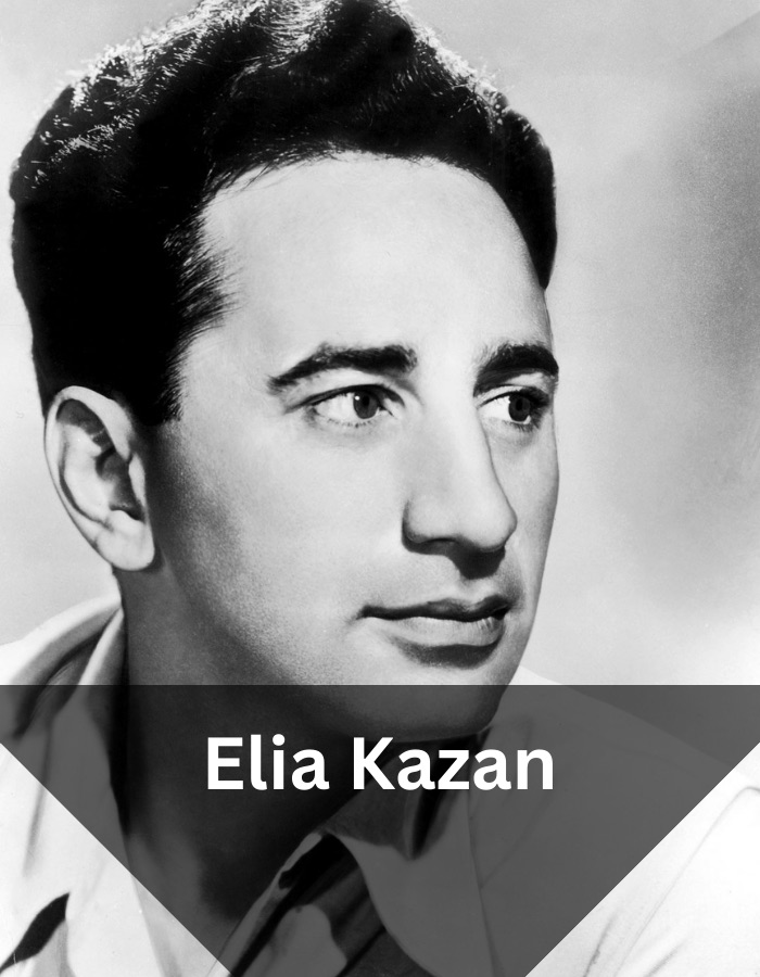 A photo of Frank Borzage with text overlayed in front of him with his name