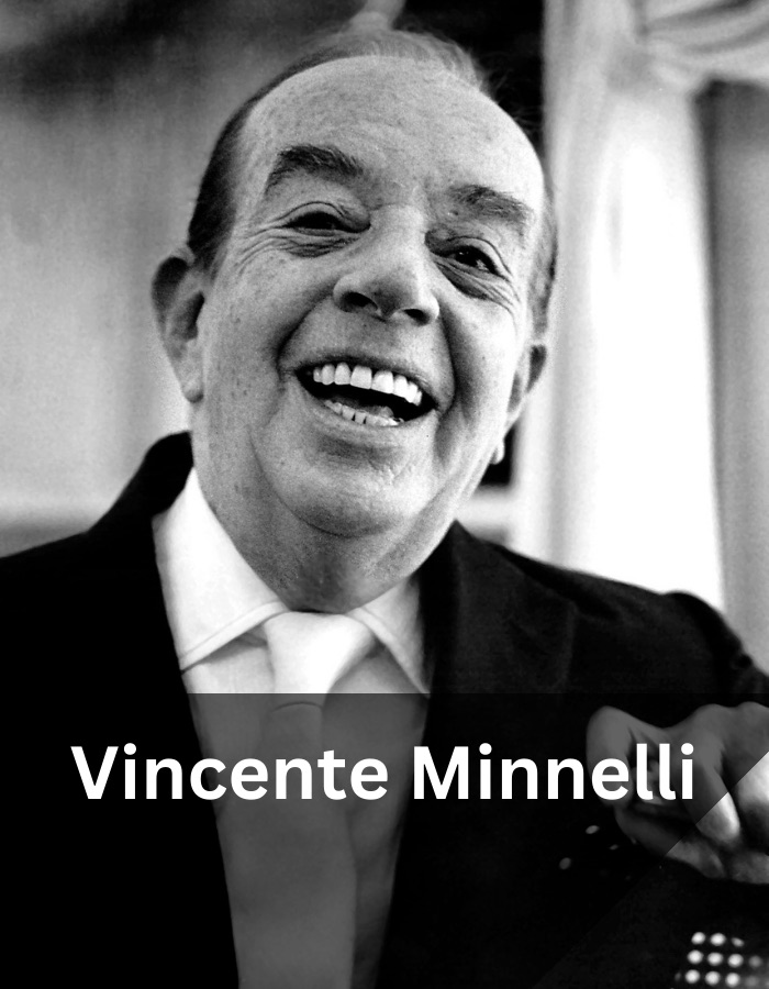 A photo of Frank Borzage with text overlayed in front of him with his name