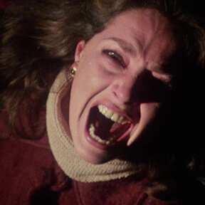 Still of actress screaming from The Psychic (1977)