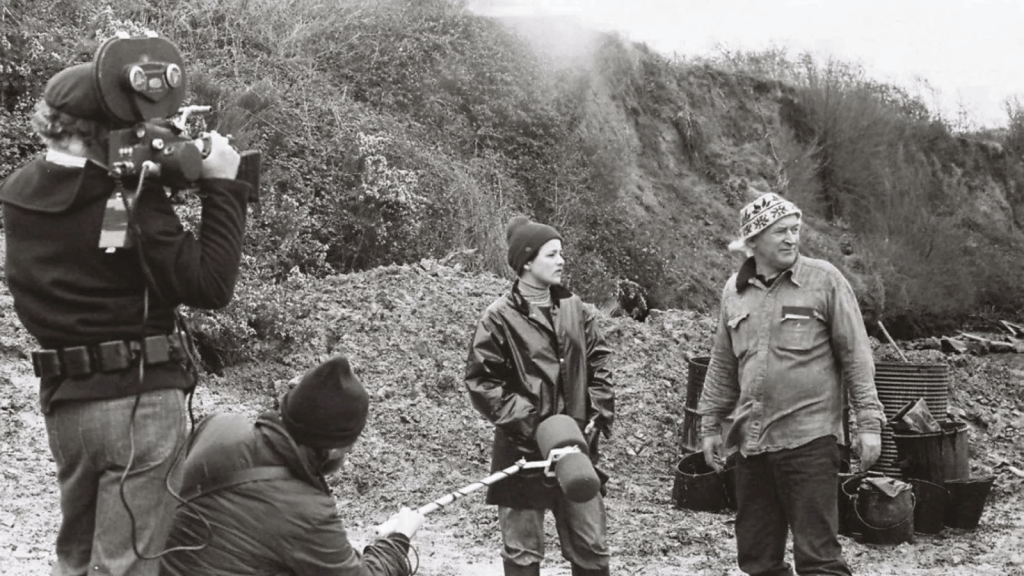 Rene Vautier filming in the 1970s