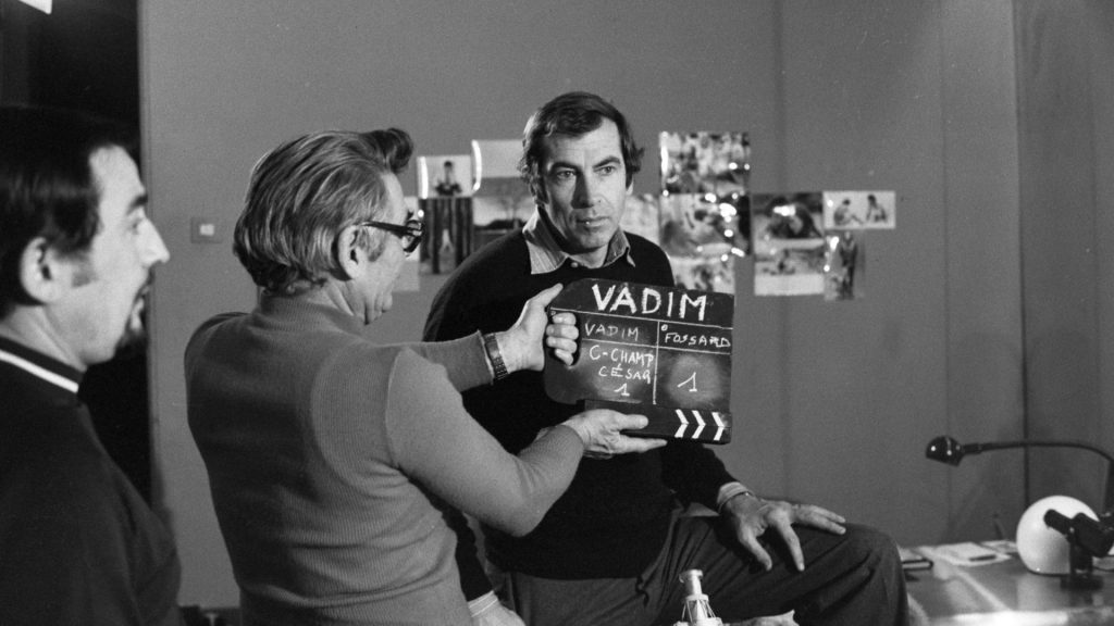 Picture of Roger Vadim on set